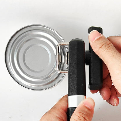 Safe Can opener Manual hand held, Side Cut tin Smooth Edge can opener for Seniors
