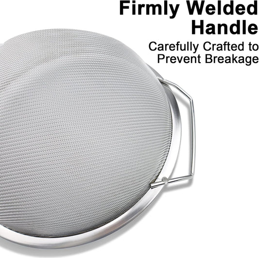 4 Packs Fine Mesh Paint Strainer 60 Mesh Stainless Steel Paint Filter Emulsion Honey Funnel Filter Paint Bucket Filter Tool Insert Strains