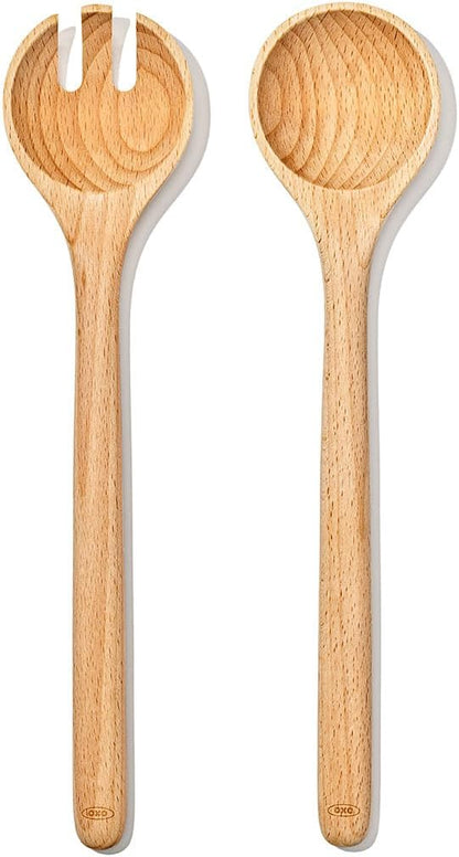 Good Grips Wooden Utensil Set for Cooking, 3-Piece