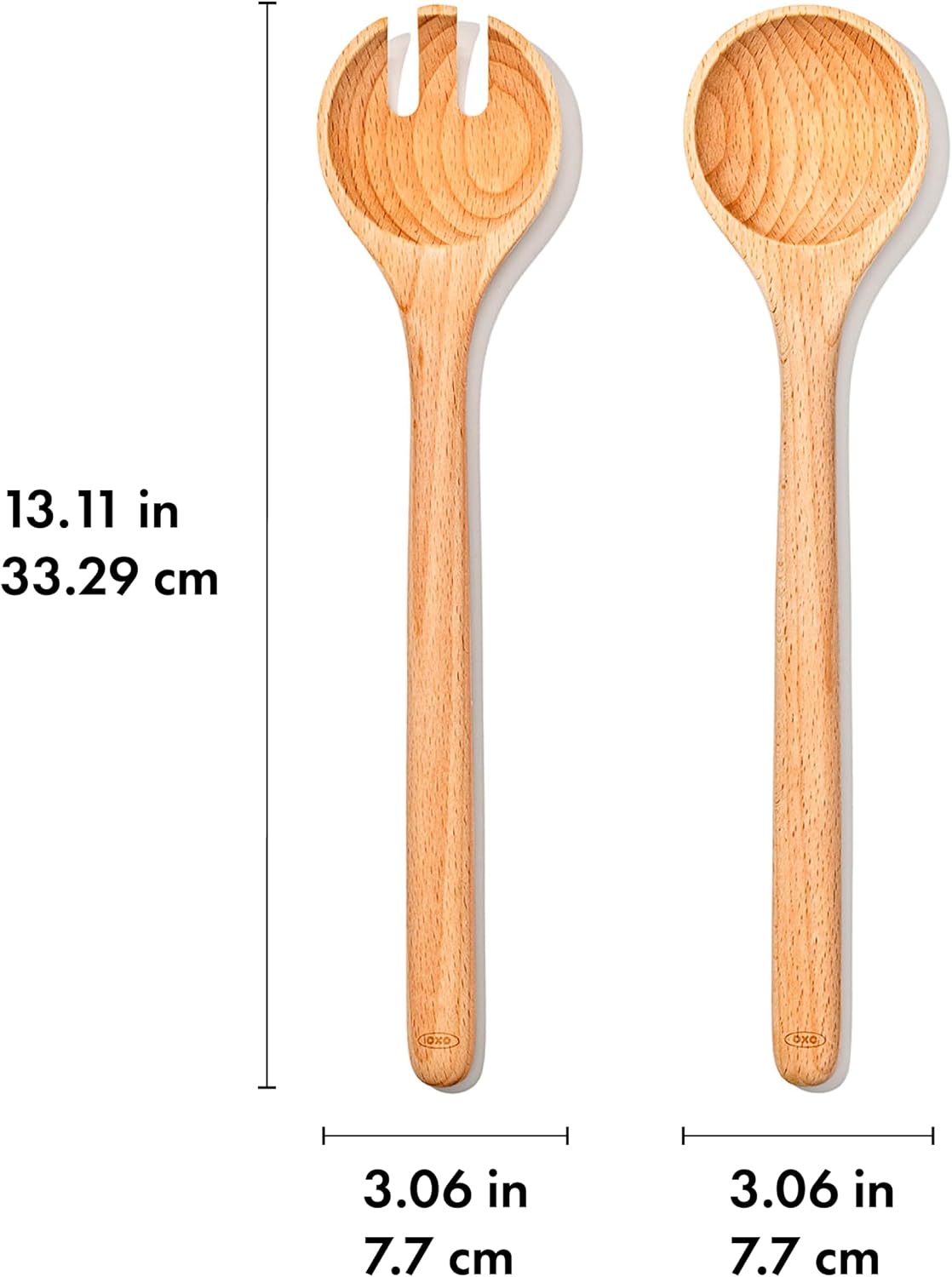 Good Grips Wooden Utensil Set for Cooking, 3-Piece