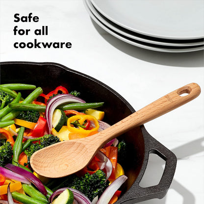 Good Grips Wooden Utensil Set for Cooking, 3-Piece