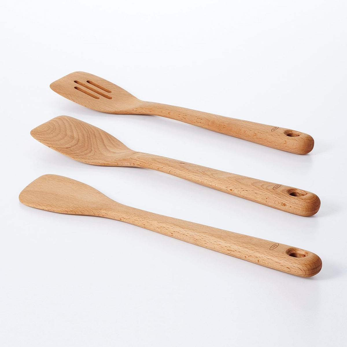 Good Grips Wooden Utensil Set for Cooking, 3-Piece