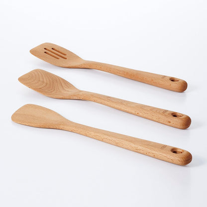 Good Grips Wooden Utensil Set for Cooking, 3-Piece