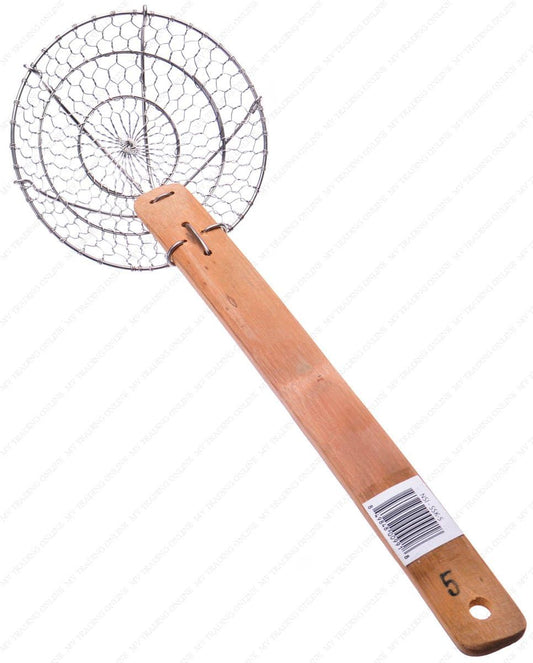 SSK2 Stainless Steel Asian Spider Skimmer Strainer, 2½-Inch, Set of 10 Inches