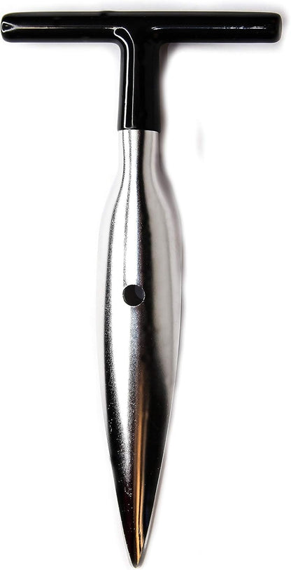 Coconut Opener Tool for Fresh GREEN Young Fruit Black Rubber Handle EZ Easy Grip SAFE + 4 Stainless Steel Drinking Straws (1 CocoMon + 4 Straws)