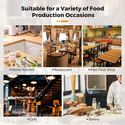 12-Channel Commercial Digital Kitchen Timer for Restaurant