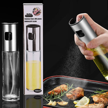 Oil Sprayer for Cooking Olive Oil Sprayer Mister for Air Fryer Vegetable Vinegar Oil Portable Mini Kitchen Gadgets for Baking,Salad,Grilling,BBQ,Roasting(1 Pack)