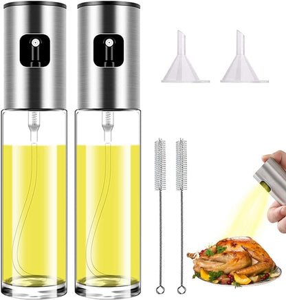Oil Sprayer for Cooking Olive Oil Sprayer Mister for Air Fryer Vegetable Vinegar Oil Portable Mini Kitchen Gadgets for Baking,Salad,Grilling,BBQ,Roasting(1 Pack)