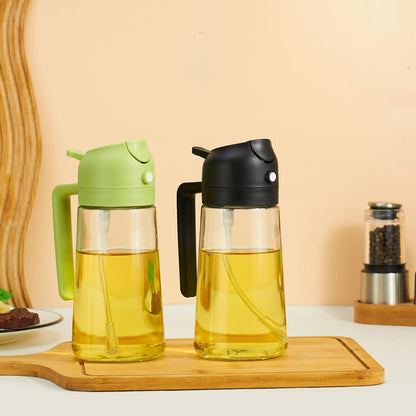 Oil Sprayer for Cooking Olive Oil Sprayer Mister for Air Fryer Vegetable Vinegar Oil Portable Mini Kitchen Gadgets for Baking,Salad,Grilling,BBQ,Roasting(1 Pack)