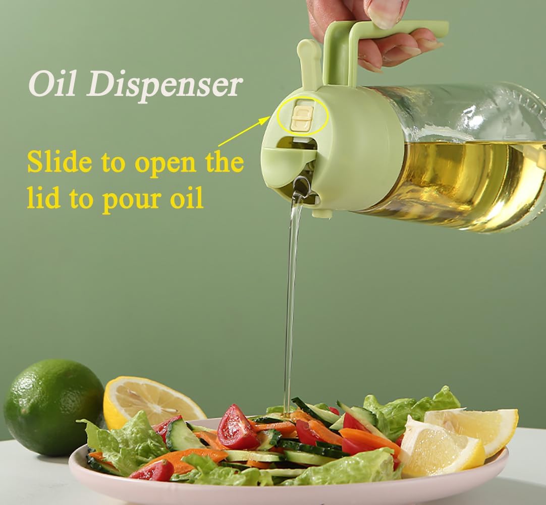 Oil Sprayer for Cooking Olive Oil Sprayer Mister for Air Fryer Vegetable Vinegar Oil Portable Mini Kitchen Gadgets for Baking,Salad,Grilling,BBQ,Roasting(1 Pack)