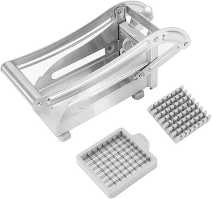 French Fry Cutter, 3.5x11.2 Inch Vegetable Chopper - Heavy Duty Potato Slicer with Anti-Slip Base for Home & Commercial Use