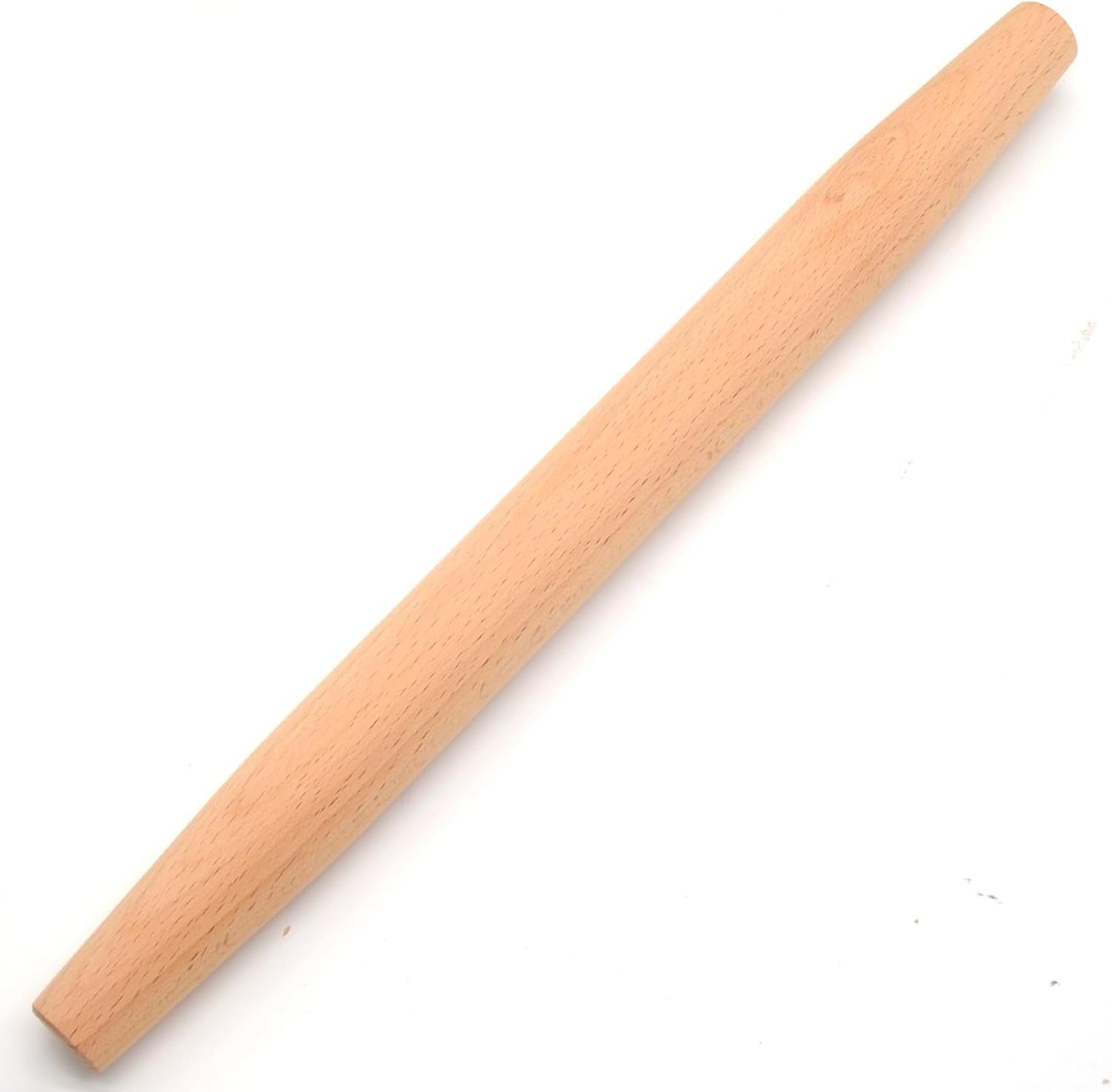 16 inches Beech Wooden French Rolling Pin for Baking and Pastry | Tapered Design, Smooth Construction – Essential Kitchen Utensil for Baking, Fondant, Pie Crust, Cookie, Pastry & Dough –