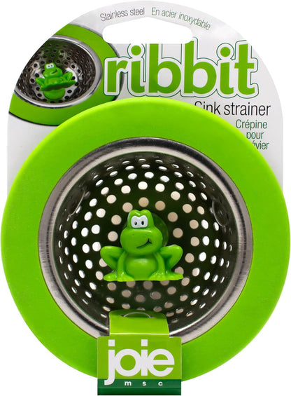 Joie Ribbit Kitchen Sink Strainer Basket Garbage Disposal Drain Cover, Frog
