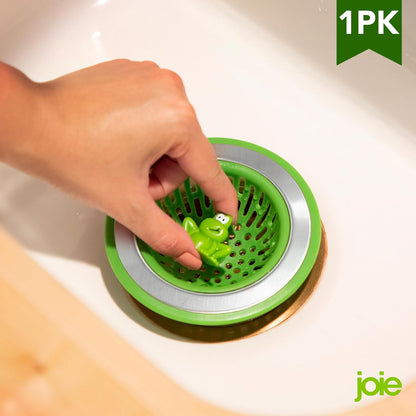 Joie Ribbit Kitchen Sink Strainer Basket Garbage Disposal Drain Cover, Frog