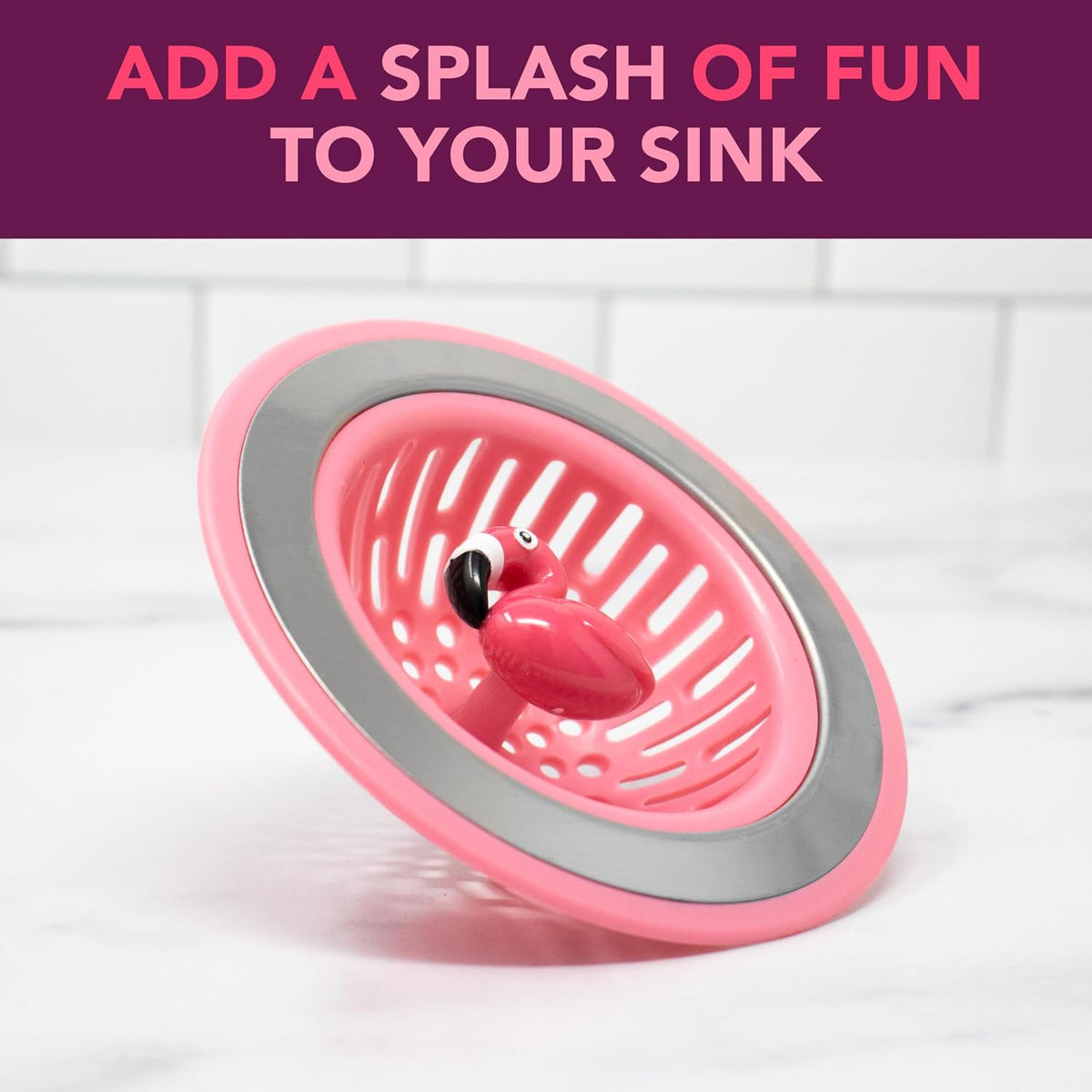 Joie Ribbit Kitchen Sink Strainer Basket Garbage Disposal Drain Cover, Frog