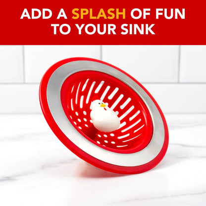 Joie Ribbit Kitchen Sink Strainer Basket Garbage Disposal Drain Cover, Frog