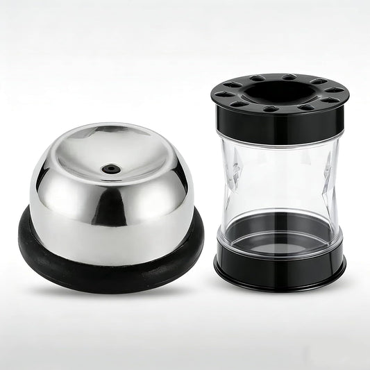 2 in 1 Egg Prep Tool, Egg Piercer & Egg Peeler for Hard Boiled Eggs, Easy Egg Shell Remover