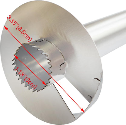 Pineapple Corer & Slicer-Stainless Steel Cutting Tool Pineapple Cutter and Core Remover-Sharp Blades & 3 in 1 Multi Functions