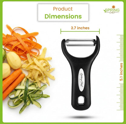 3pcs Vegetable Peelers for Kitchen, Swivel, Y & Julienne Peeler