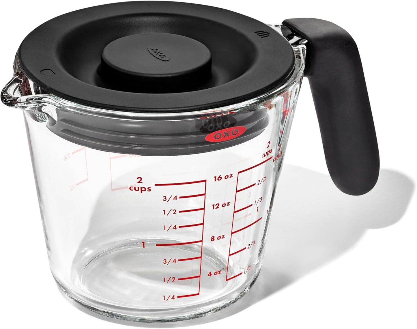 Good Grips 2 Cup Glass Measuring Cup with Lid