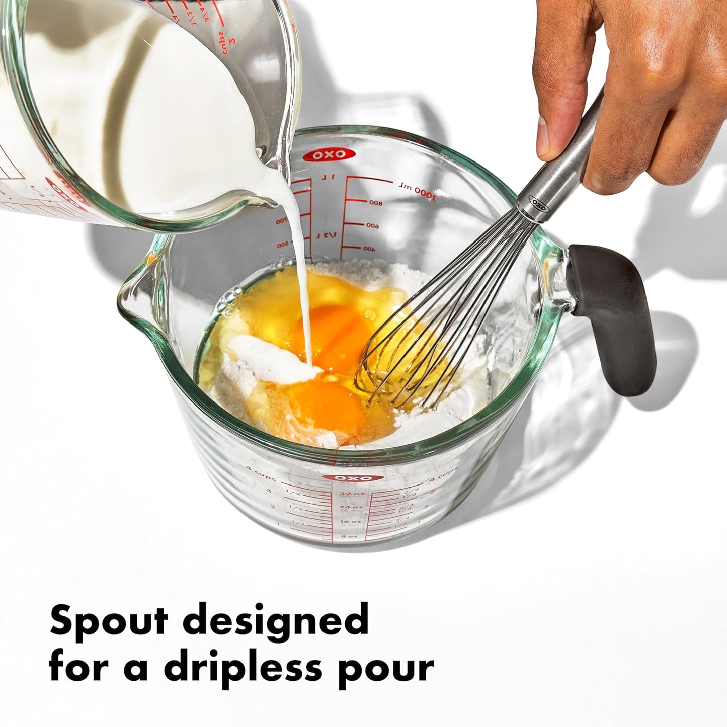 Good Grips 2 Cup Glass Measuring Cup with Lid
