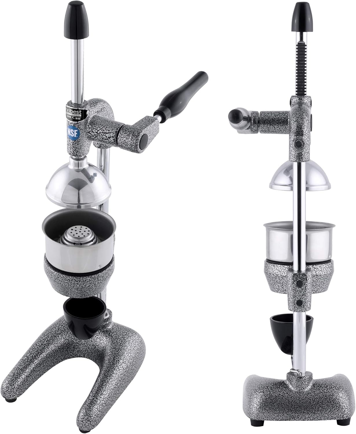 Pro MJP-100 Professional Manual Cold Press Juicer Machine for Orange, Lemon, and other Citrus Fruits, Gray