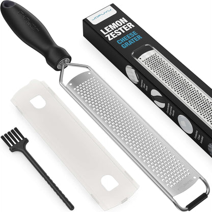 Lemon Zester Grater, Stainless Steel Zester Grater with Handle