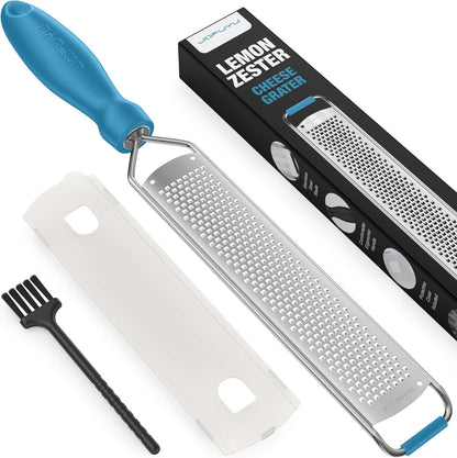 Lemon Zester Grater, Stainless Steel Zester Grater with Handle