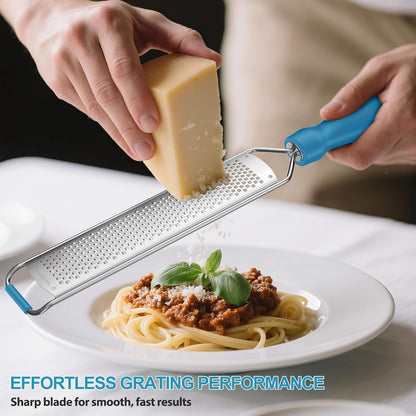 Lemon Zester Grater, Stainless Steel Zester Grater with Handle
