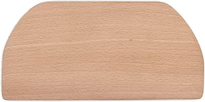 Wooden Pastry Bench Scraper Chopper Cake Cutter Multipurpose Kitchen Gadget for Cooking Baking Bread and Pizza Dough