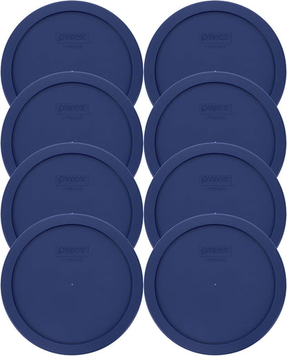 7402-PC (6/7-Cup) Blue Food Storage Lid (8-Pack) - Made in USA