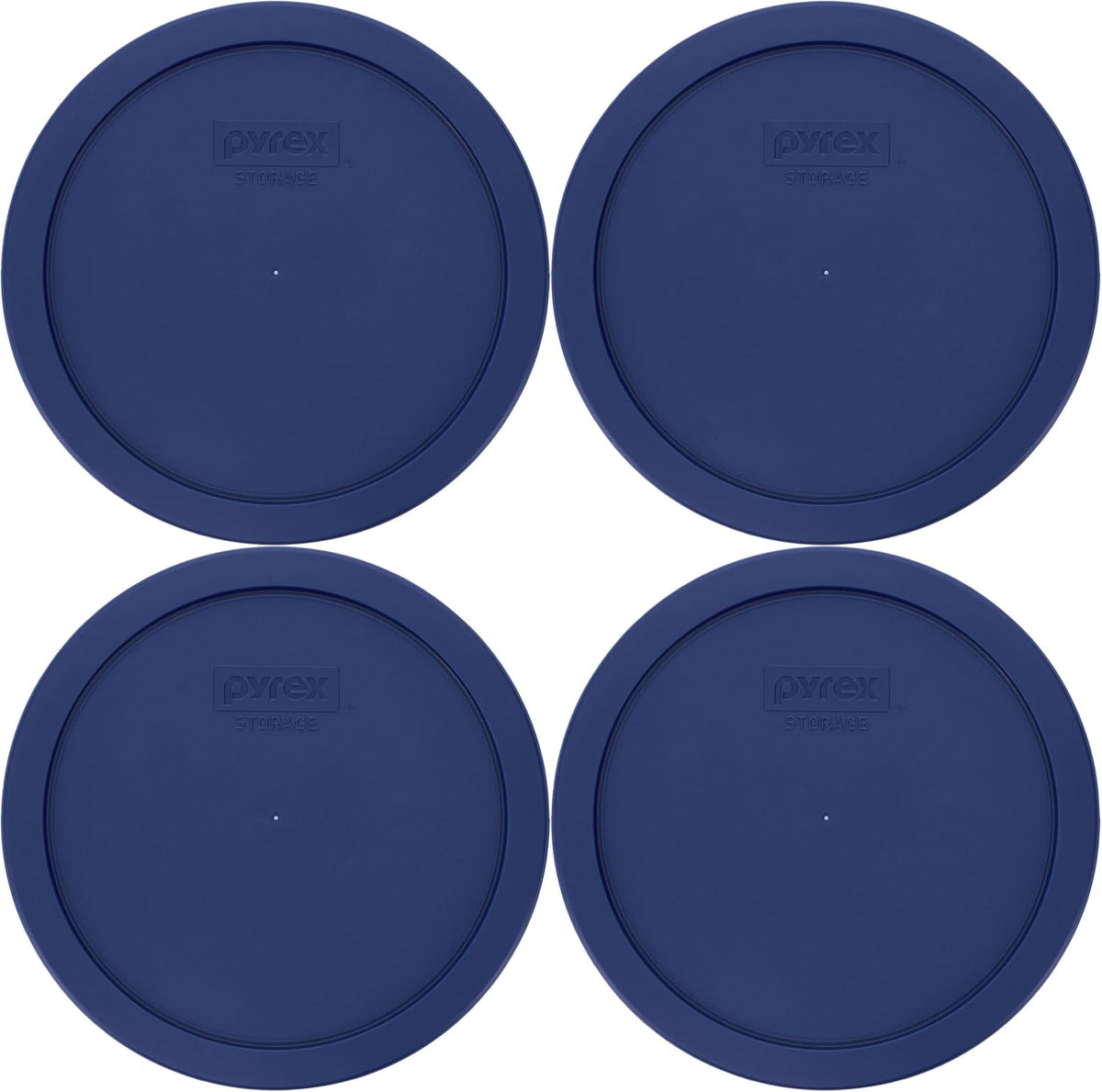 7402-PC (6/7-Cup) Blue Food Storage Lid (8-Pack) - Made in USA