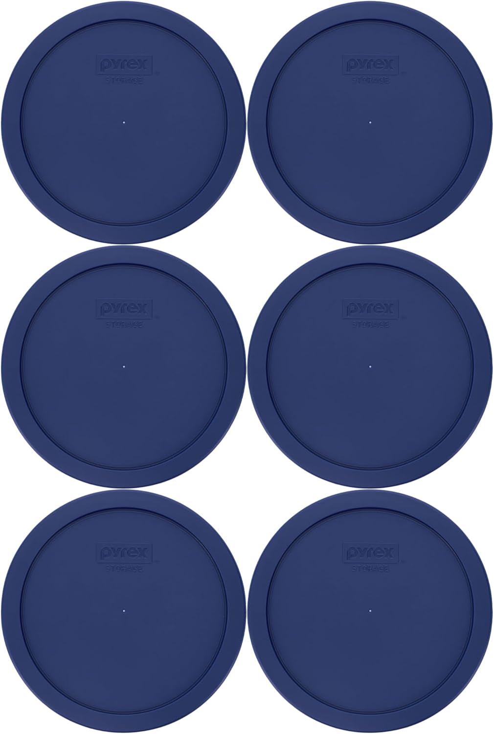 7402-PC (6/7-Cup) Blue Food Storage Lid (8-Pack) - Made in USA