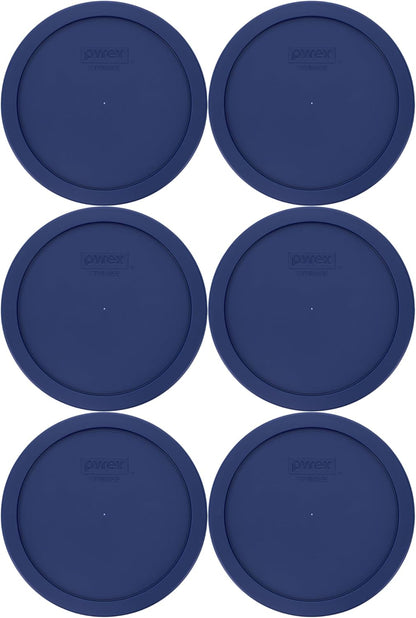 7402-PC (6/7-Cup) Blue Food Storage Lid (8-Pack) - Made in USA