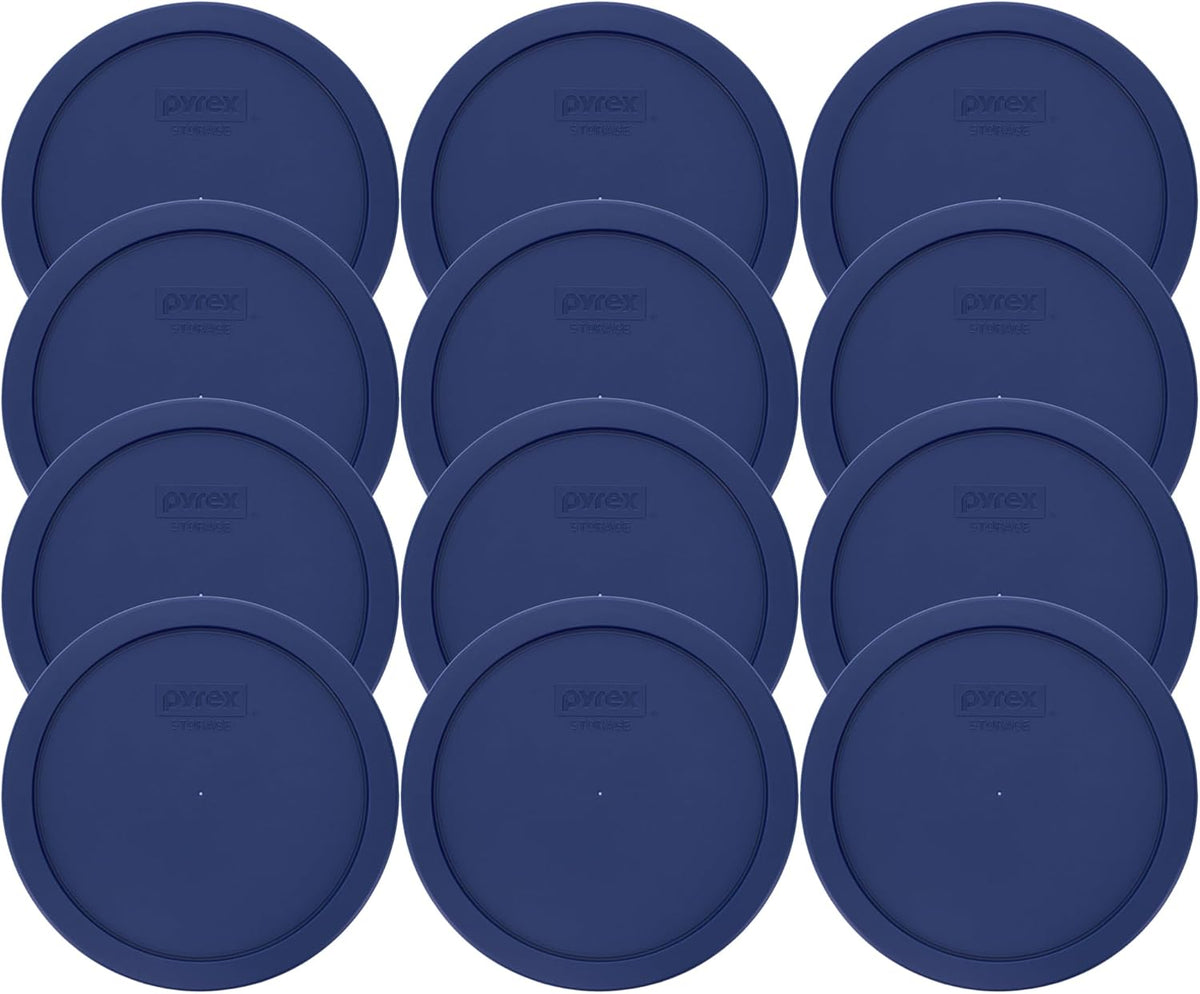 7402-PC (6/7-Cup) Blue Food Storage Lid (8-Pack) - Made in USA