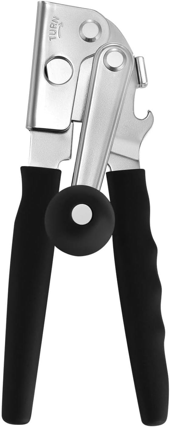 Heavy Duty Commercial Can Opener, Hand Crank Manual Can Opener