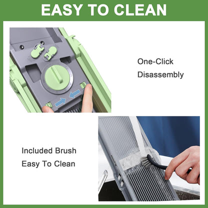All-in-1 Safe Mandoline Slicer for Kitchen, Food Chopper with Container
