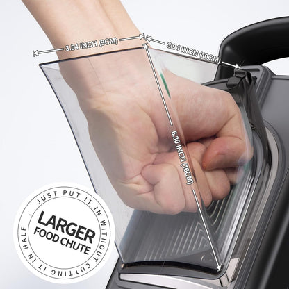 All-in-1 Safe Mandoline Slicer for Kitchen, Food Chopper with Container