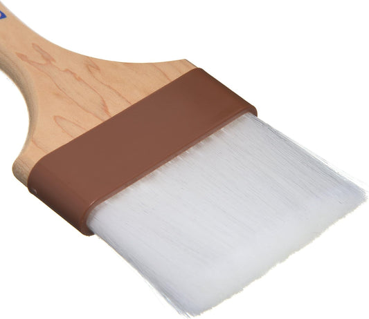 SPARTA 4039800 Nylon Wide Brush, Flat With Nylon Bristles, 3 Inches, Tan