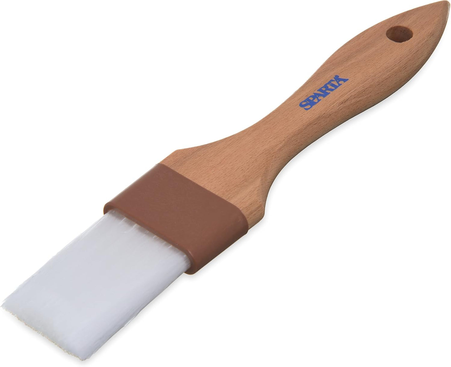 SPARTA 4039800 Nylon Wide Brush, Flat With Nylon Bristles, 3 Inches, Tan