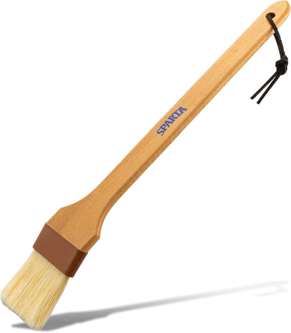SPARTA 4039800 Nylon Wide Brush, Flat With Nylon Bristles, 3 Inches, Tan