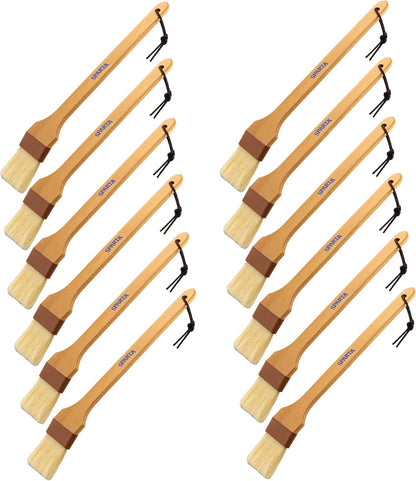 SPARTA 4039800 Nylon Wide Brush, Flat With Nylon Bristles, 3 Inches, Tan