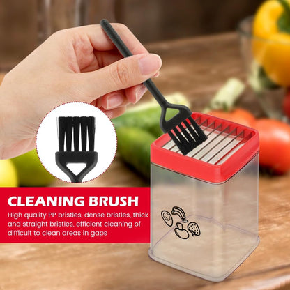 Cup Slicer, Stainless Steel Fruit Strawberry Slicer, Banana Cup Chopper, Egg Slicers Kiwi Cutter, Mini Strawberry Cutter, Quickly Making Fruit Vegetable Salad