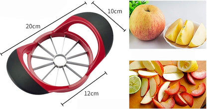 12 Blade Apple Slicer Corer Cutter, Red