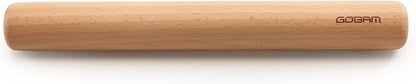 Wood Rolling Pin, Small - Dough Roller for Pasta, Cookies, Pie, Pizza, Chapati, Fondant, Rolling Pins for Baking, Bread Making Tools and Supplies - 11 x 1.38 Inches