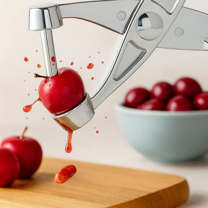 Deluxe Cherry Pitter with Suction Base, BPA Free, 11-Inches x 7.5-Inches x 4.5-Inches