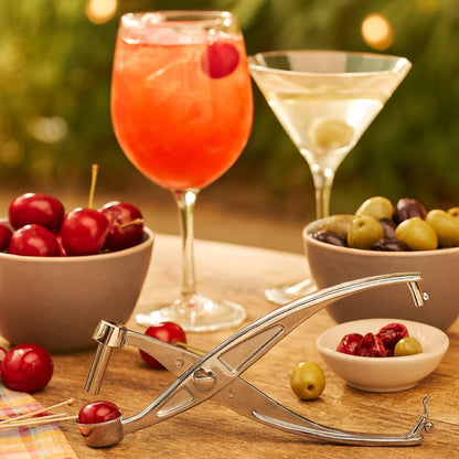 Deluxe Cherry Pitter with Suction Base, BPA Free, 11-Inches x 7.5-Inches x 4.5-Inches