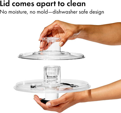 Good Grips Glass Salad Spinner, Large 6.22-Qt, Lettuce & Fruit Washer