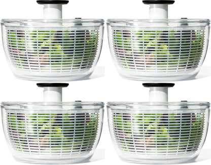 Good Grips Glass Salad Spinner, Large 6.22-Qt, Lettuce & Fruit Washer
