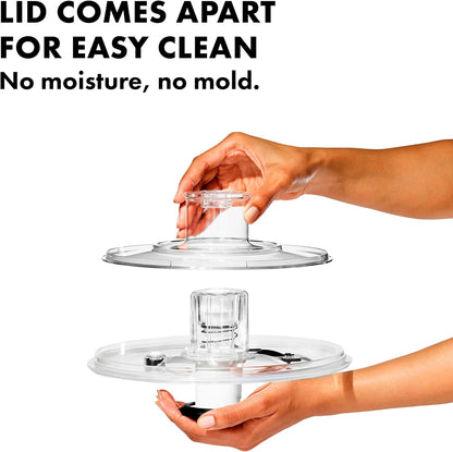 Good Grips Glass Salad Spinner, Large 6.22-Qt, Lettuce & Fruit Washer